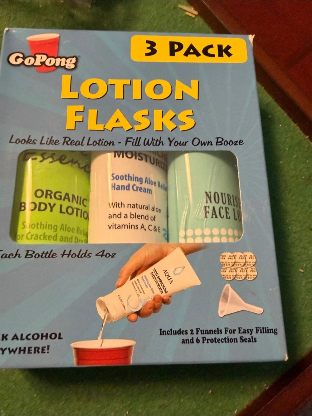 N/A lotion flasks